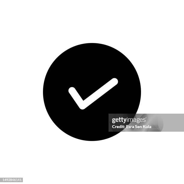 approve solid icon. design is suitable for web page, mobile app, ui, ux and gui design. - receiving certificate stock illustrations
