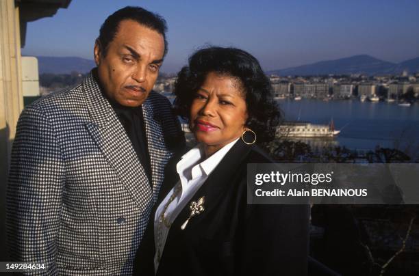 Parents Joseph And Katherine Jackson on March 20, 1993 in Geneva, Switzerland.