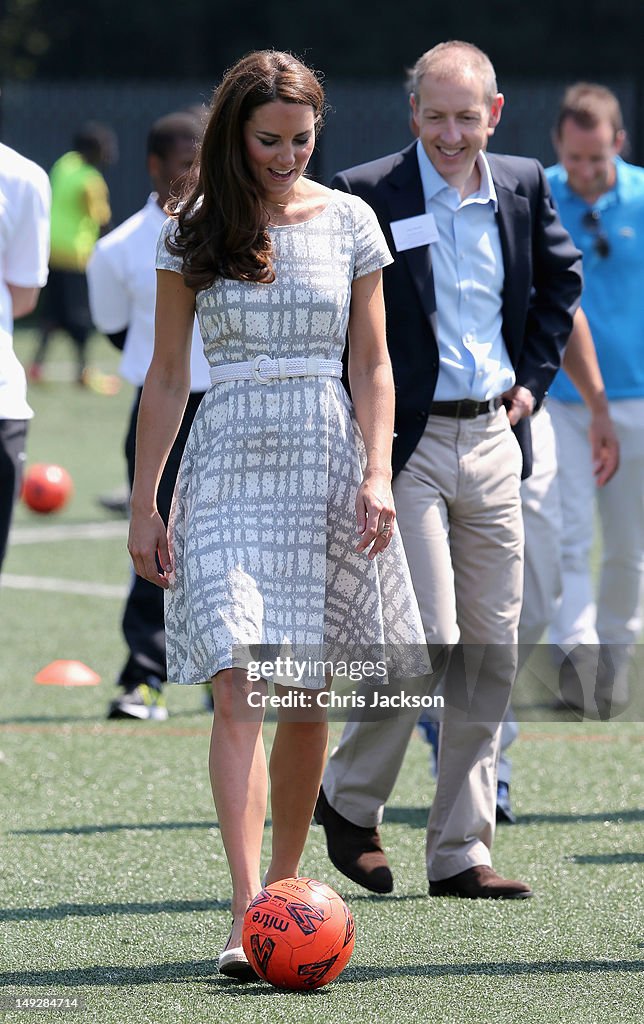 The Duke And Duchess Of Cambridge And Prince Harry Visit Bacon's College
