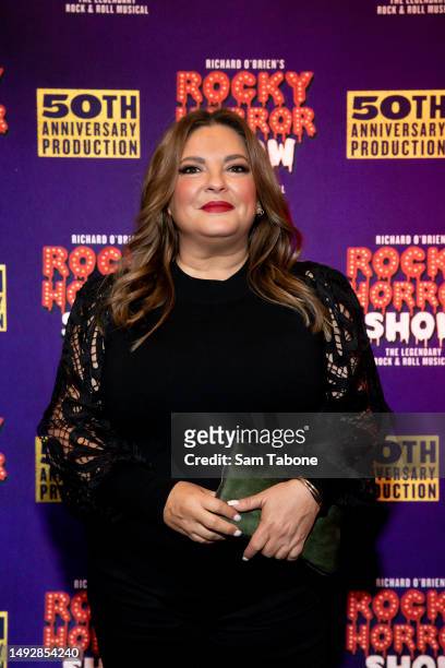 Rebekah Elmaloglou attends opening night of "The Rocky Horror Show" 50th Anniversary Tour at the Athenaeum Theatre Melbourne on May 24, 2023 in...