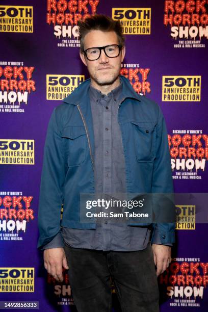 Eddie Perfect attends opening night of "The Rocky Horror Show" 50th Anniversary Tour at the Athenaeum Theatre Melbourne on May 24, 2023 in Melbourne,...