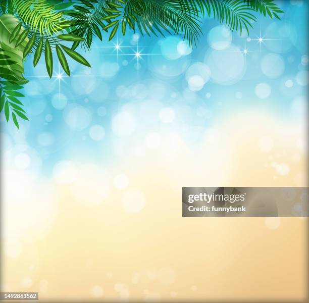 shiny flower - resort pool stock illustrations