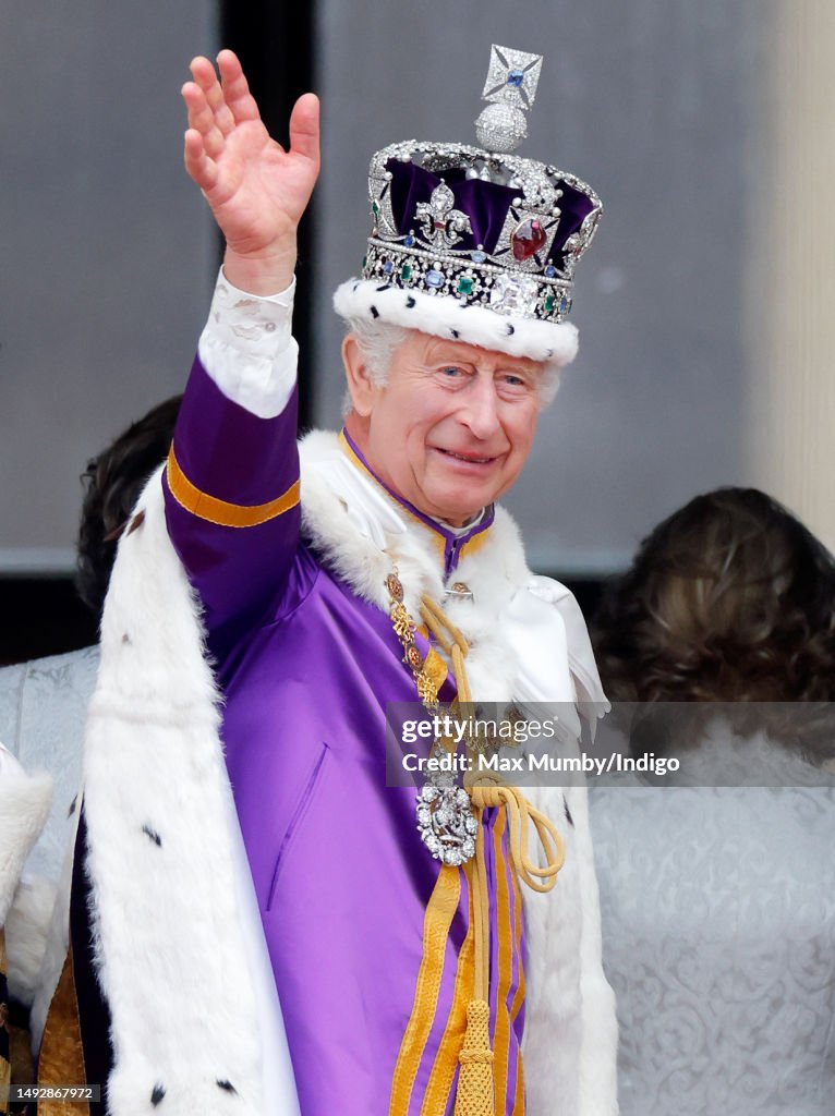 Their Majesties King Charles III And Queen Camilla - Coronation Day