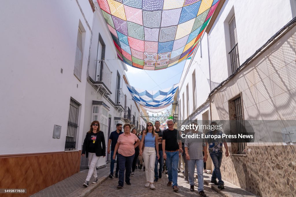 Irene Montero Participates In A Political Event In The Sevillian Village Of El Coronil