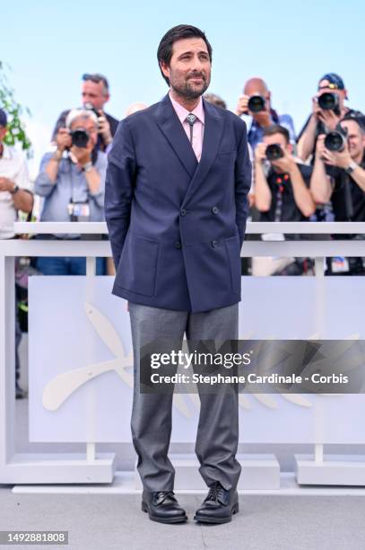 Jason Schwartzman attends the "Asteroid City" photocall at the 76th annual Cannes film festival at Palais des Festivals on May 24, 2023 in Cannes,...