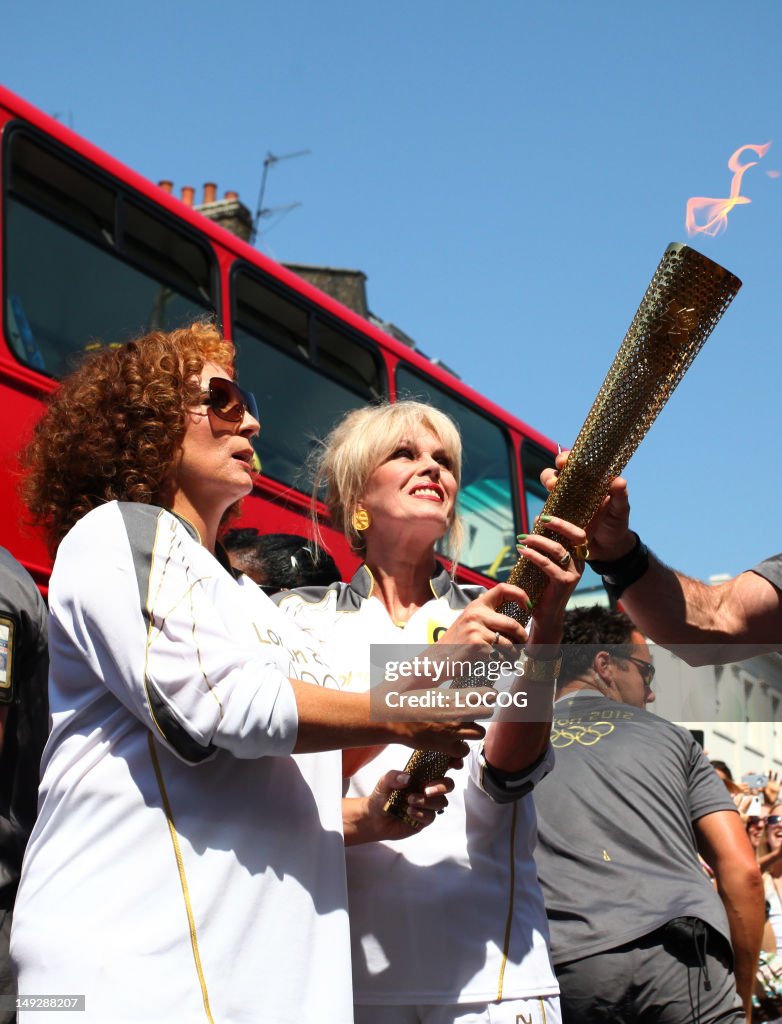Day 69 - The Olympic Torch Continues Its Journey Around The UK