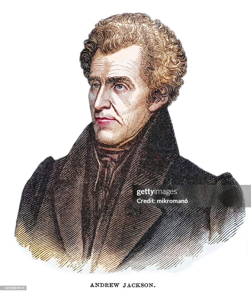 Andrew Jackson Rip Portrait Of General Andrew Jackson Seventh President Of The United ...