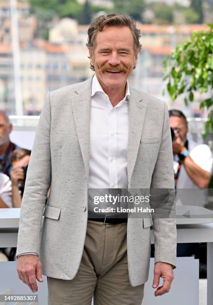 Bryan Cranston attends the "Asteroid City" photocall at the 76th annual Cannes film festival at Palais des Festivals on May 24, 2023 in Cannes,...