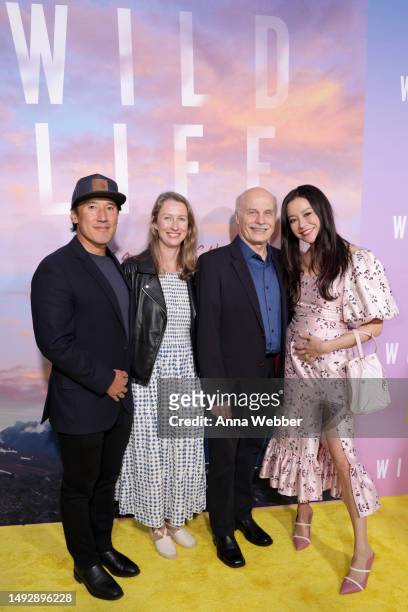 Jimmy Chin, Anna Barnes, Bob Eisenhardt, and Chai Vasarhelyi attend National Geographic Documentary Films “Wild Life” LA Premiere at Samuel Goldwyn...