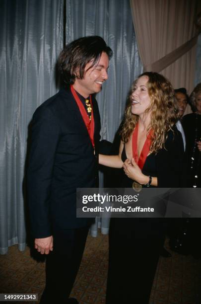 Jeffrey Trott and Sheryl Crow at the 46th Annual BMI Pop Awards, Beverly Hills, California, United States, 12th May 1998.