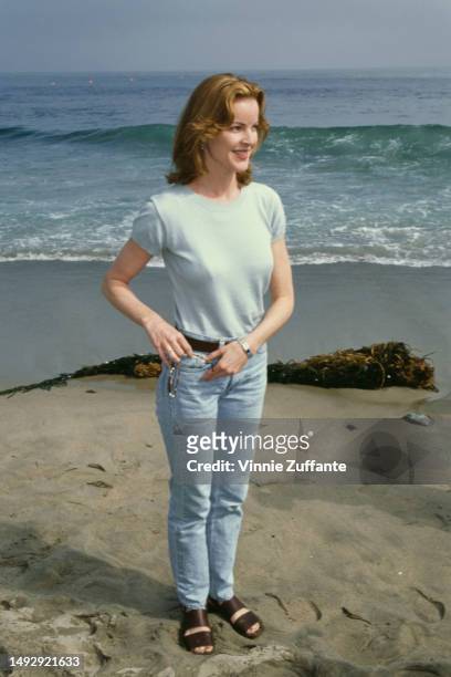 Marcia Cross during "Clueless" Premiere and Beach Party at Leo Carillo Beach in Malibu, California, United States, 7th July 1995.
