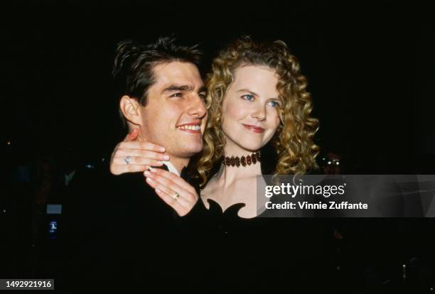 Nicole Kidman and Tom Cruise attend the 19th Annual American Film Institute Lifetime Achievement Award Salute to Kirk Douglas at the Beverly Hilton...