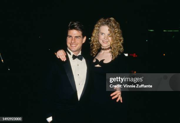Nicole Kidman and Tom Cruise attend the 19th Annual American Film Institute Lifetime Achievement Award Salute to Kirk Douglas at the Beverly Hilton...