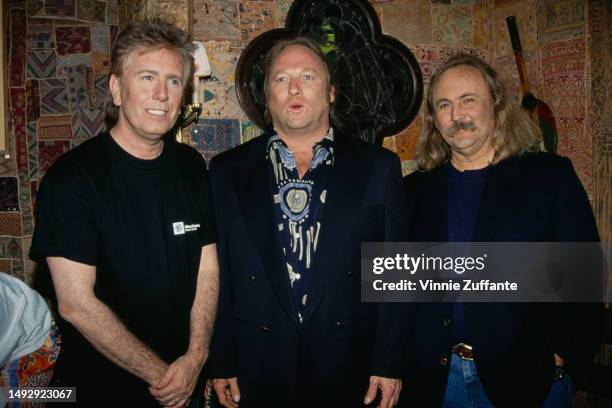 Graham Nash, Stephen Stills and David Crosby at the House of Blues venue, United States, 1994.