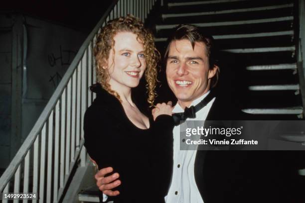Nicole Kidman and Tom Cruise attend the 19th Annual American Film Institute Lifetime Achievement Award Salute to Kirk Douglas at the Beverly Hilton...