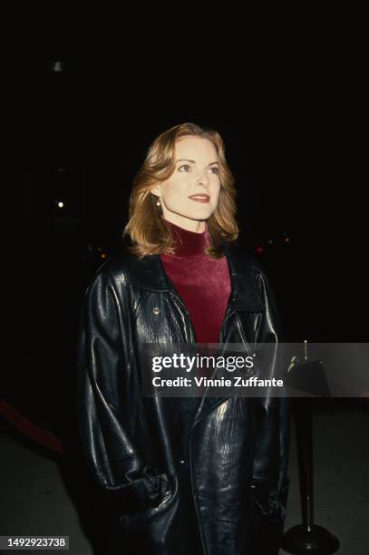 Marcia Cross attends red carpet event, United States, 1994.