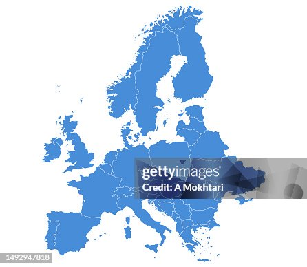 Mapa de la Unión Europea. Mapa de la Unión Europea.