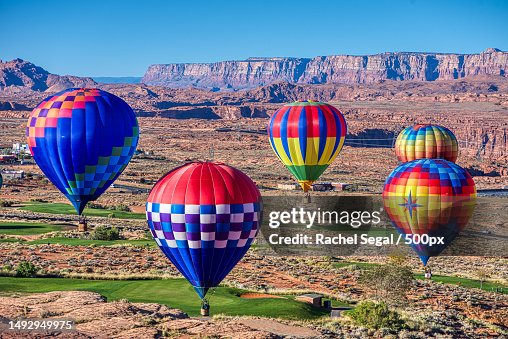Beautiful hot air balloons in sky,Phoenix,Arizona,United States,USA Beautiful hot air balloons in sky,Phoenix,Arizona,United States,USA
