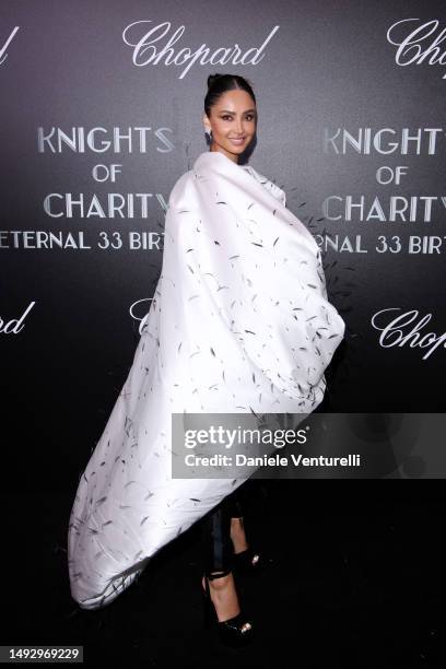 Patricia Contreras attends the Knights of Charity Eternal 33 Birthday during the 76th annual Cannes film festival at on May 24, 2023 in Cannes,...