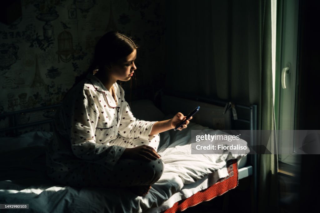 Portrait of a teenager girl