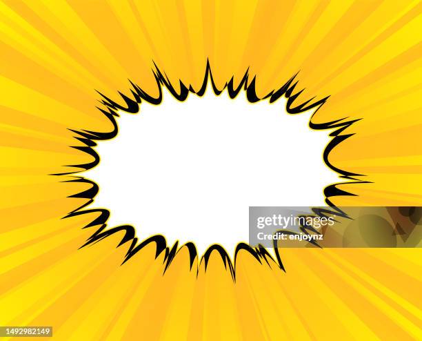 yellow pop art comic text bubble - birthday-balloons-background stock illustrations