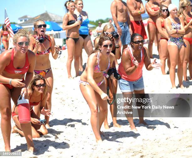 Hundreds of women from across the Northeast flocked to Sandy Hook Unit in Highlands, N.J., Wednesday to dive into the physically demanding National...