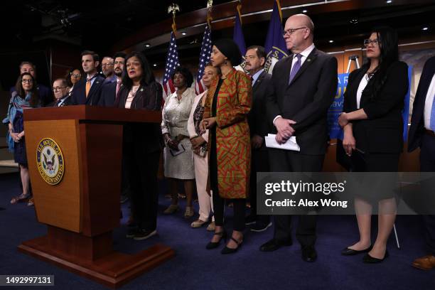 Rep Conference Rep Jayapal Photos and Premium High Res Pictures - Getty Images