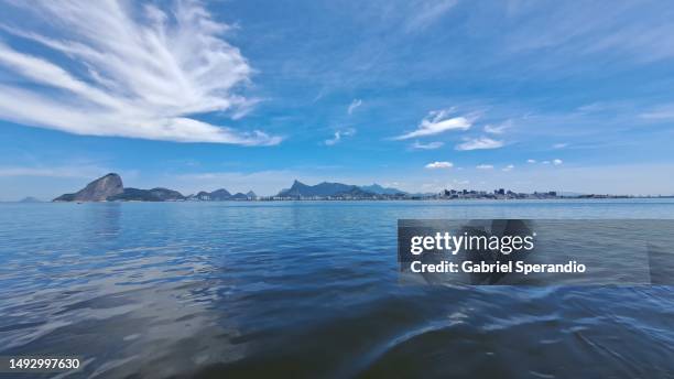 view of rio de janeiro - corcovado hill stock pictures, royalty-free photos & images