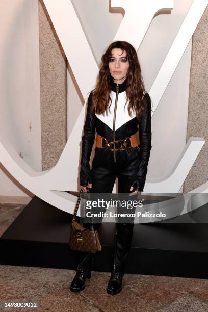 Sabrina Impacciatore attends the photocall ahead of the Louis Vuitton Cruise Show 2024 at Isola Bella on May 24, 2023 in Stresa, Italy.