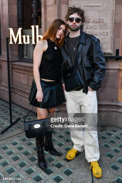 Izzy Richmond and Lennon Gallagher attend Mulberry's 20 years of the Bayswater party on May 24, 2023 in London, England.