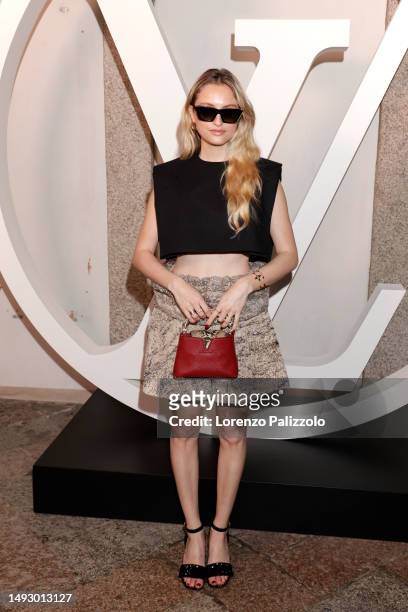 Beatrice Vendramin attends the photocall ahead of the Louis Vuitton Cruise Show 2024 at Isola Bella on May 24, 2023 in Stresa, Italy.