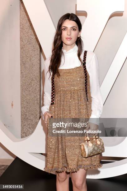 Kyra Lemoyne Kennedy attends the photocall ahead of the Louis Vuitton Cruise Show 2024 at Isola Bella on May 24, 2023 in Stresa, Italy.