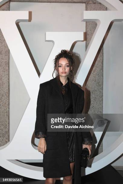Nico Parker attends the photocall ahead of the Louis Vuitton Cruise Show 2024 at Isola Bella on May 24, 2023 in Stresa, Italy.