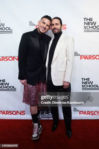 Charly Defrancesco and Marc Jacobs attend the 74th Annual Parsons Benefit at Cipriani Wall Street on May 24, 2023 in New York City.