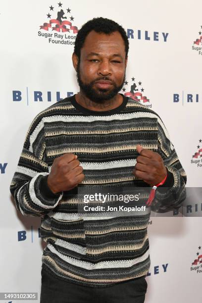 Shane Mosley attends the Sugar Ray Leonard Foundation "Big Fighters, Big Cause" Charity Boxing Night at The Beverly Hilton on May 24, 2023 in Beverly...