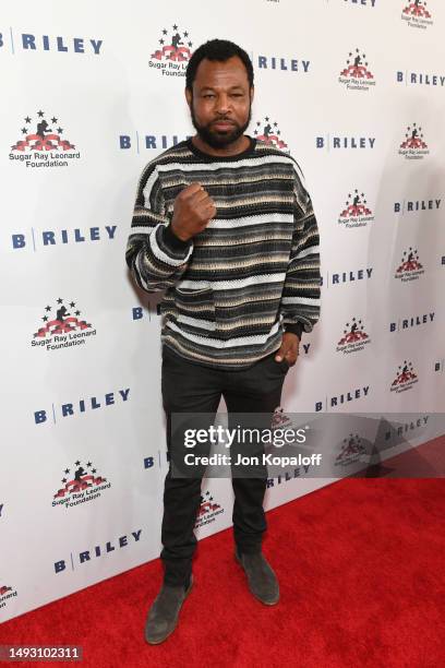 Shane Mosley attends the Sugar Ray Leonard Foundation "Big Fighters, Big Cause" Charity Boxing Night at The Beverly Hilton on May 24, 2023 in Beverly...