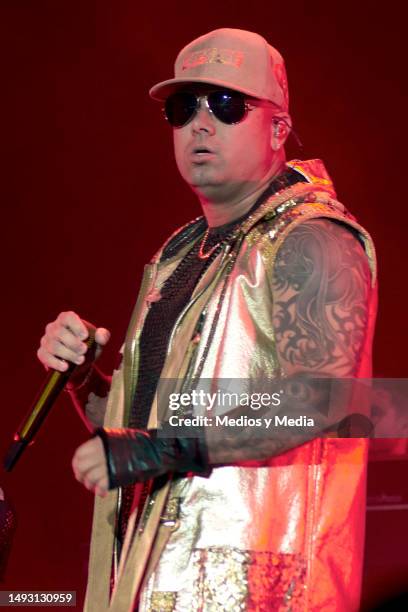 Wisin of Wisin & Yandel performs during a concert at Foro Sol on May 24, 2023 in Mexico City, Mexico.