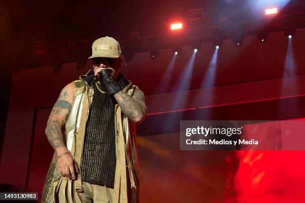 Wisin of Wisin & Yandel performs during a concert at Foro Sol on May 24, 2023 in Mexico City, Mexico.