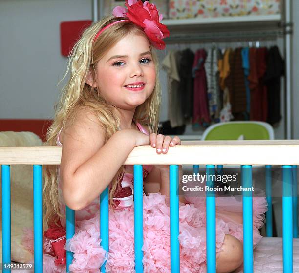 Personality Eden Wood attends Tiny Tots Mini Mogul Fashion Event at Babestas on July 26, 2012 in New York City.