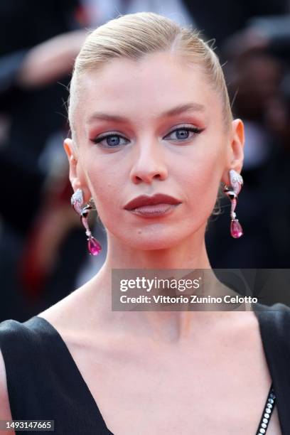 Stella Maxwell attends the "La Passion De Dodin Bouffant" red carpet during the 76th annual Cannes film festival at Palais des Festivals on May 24,...