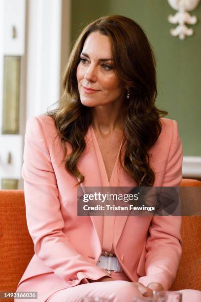 Catherine, Princess of Wales visits the Foundling Museum on May 25, 2023 in London, England. The Princess of Wales is carrying out engagements in...