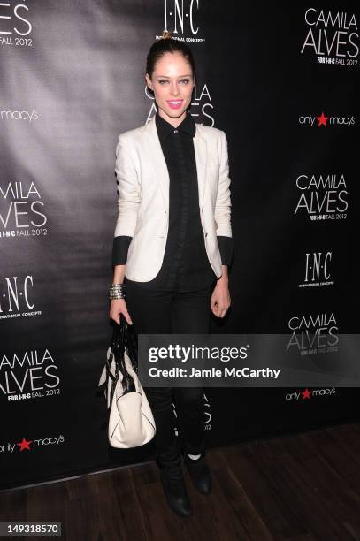 Coco Rocha attends INC International Concepts Unveils Camila Alves As Brand Ambassador on July 26, 2012 in New York City.