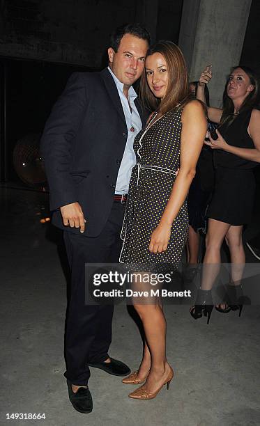 Jonathan Sanders attends the Warner Music Group Pre-Olympics Party in the Southern Tanks Gallery at the Tate Modern on July 26, 2012 in London,...