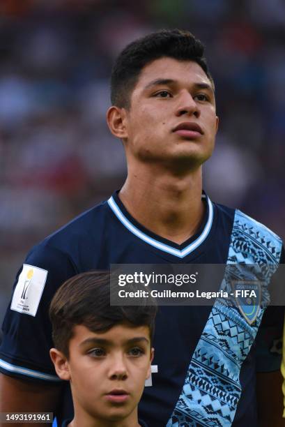 Jonathan Franco of Guatemala looks on during the FIFA U-20 World Cup Argentina 2023 Group A match between Argentina and Guatemala at Estadio Santiago...