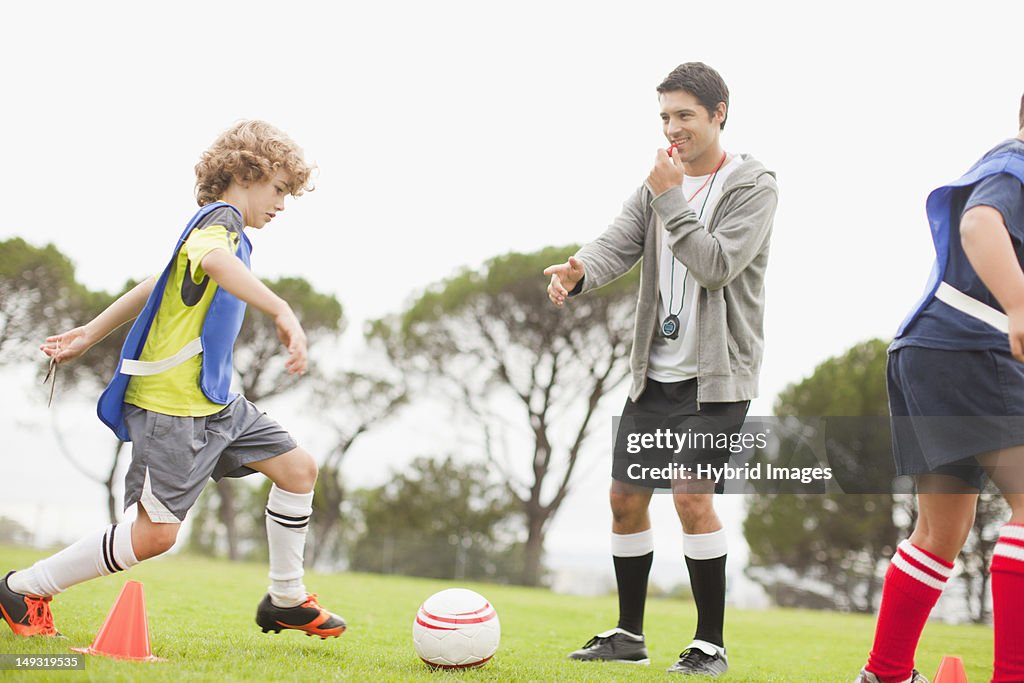 子供サッカーコーチトレーニングの