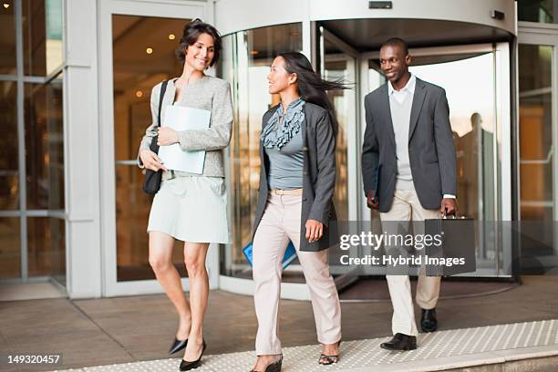 business people walking on steps - leaving work stock pictures, royalty-free photos & images