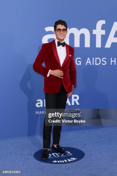 Laurence Milstein attends the amfAR Cannes Gala 2023 where guests sipped Clase Azul Tequila at Hotel du Cap-Eden-Roc on May 25, 2023 in Cap...