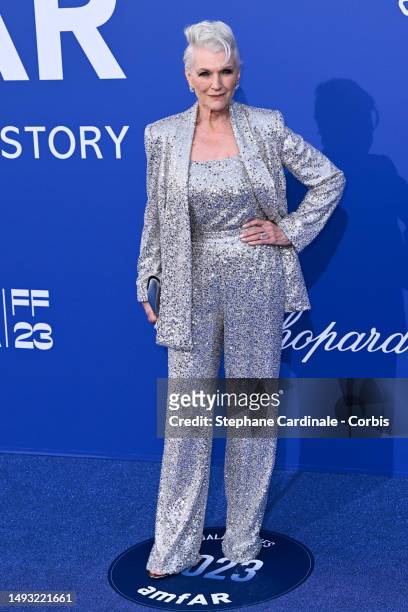 Maye Musk attends the amfAR Cannes Gala 2023 at Hotel du Cap-Eden-Roc on May 25, 2023 in Cap d'Antibes, France.