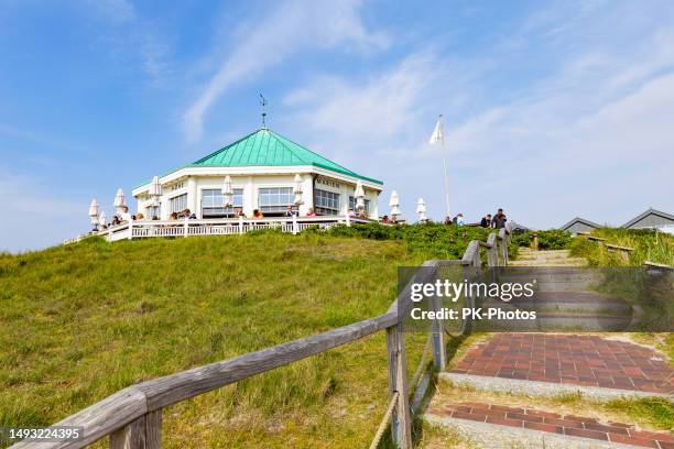 marienhöhe café at norderney, east frisian islands, north sea, germany - ostfriesiska öarna bildbanksfoton och bilder