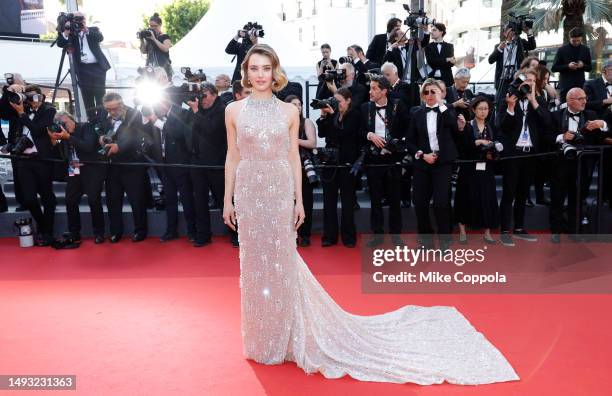 Katherine Langford attends the "L'Ete Dernier " red carpet during the 76th annual Cannes film festival at Palais des Festivals on May 25, 2023 in...